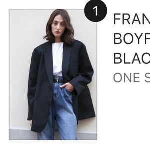 The Frankie Shop Boyfriend Blazer one size
